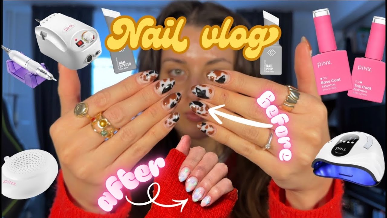 Nail vlog | Cum imi fac eu unghiile cu gel acasa | Va explic pas cu pas ce produse folosesc💅🏽💕☕️🧖🏻