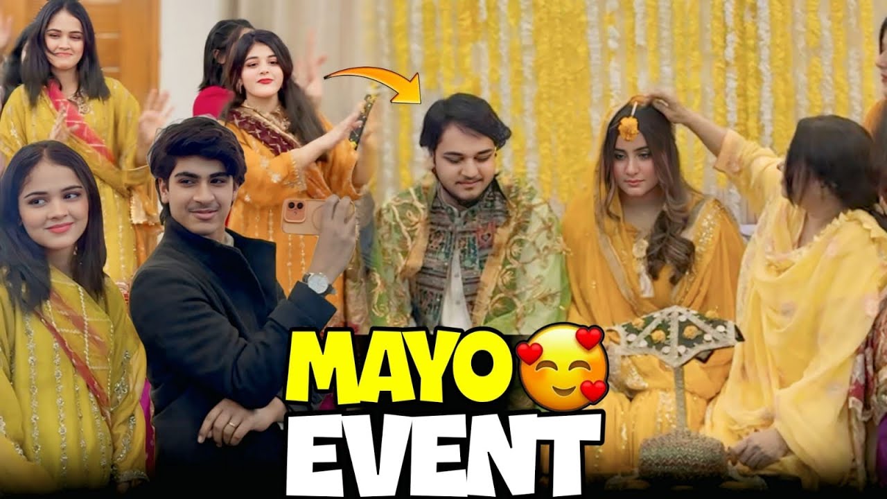 GRAND MAYON EVENT // ALI KI SHADI K EVENT START // SUB KA FULL MASTI MOOD