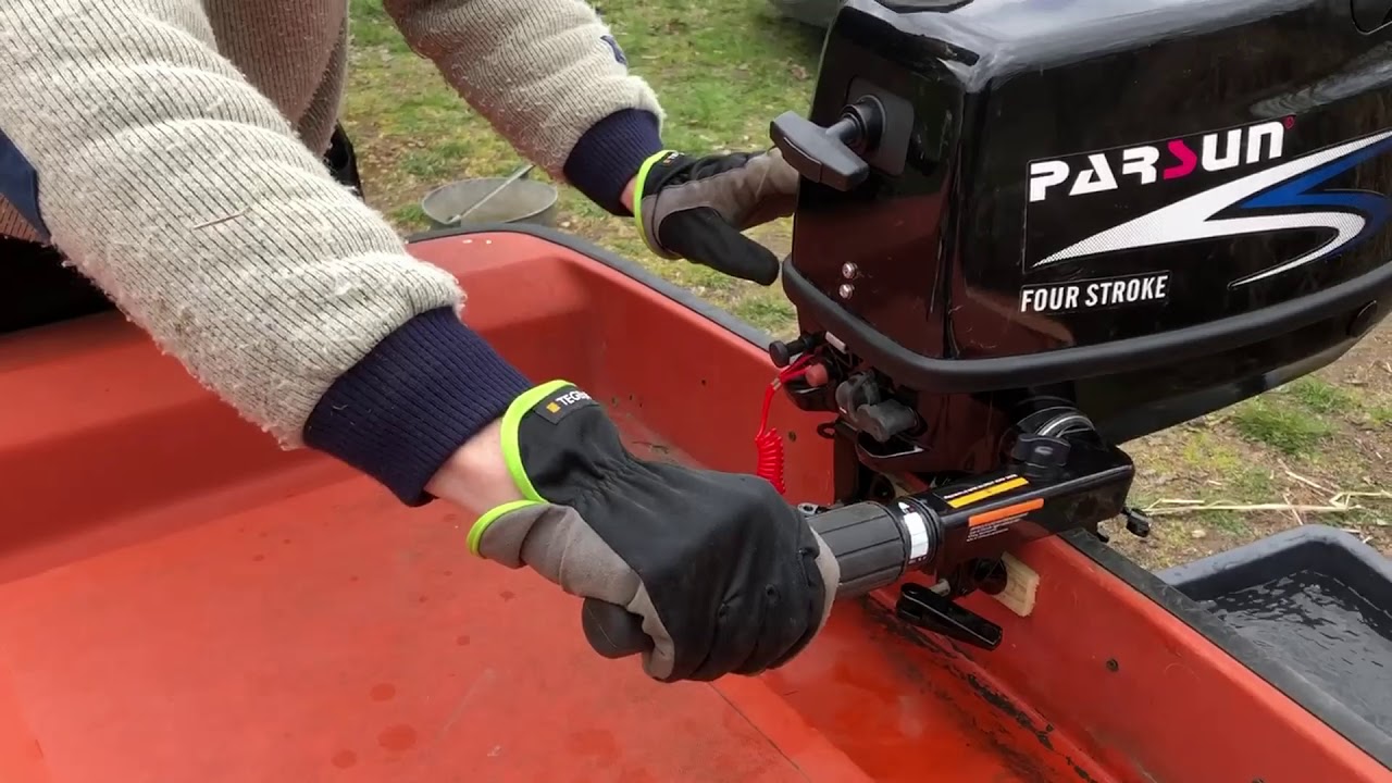 Outboard engine operation Tutorial Parsun 6hp
