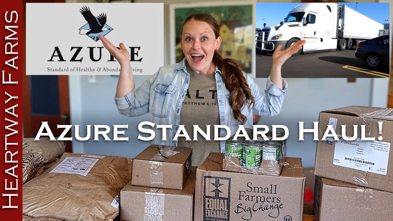 Picking up our Big Haul from Azure Standard! | Heartway Farms