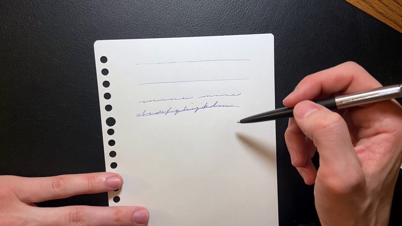 Everyday Handwriting: How to write straight on unlined paper
