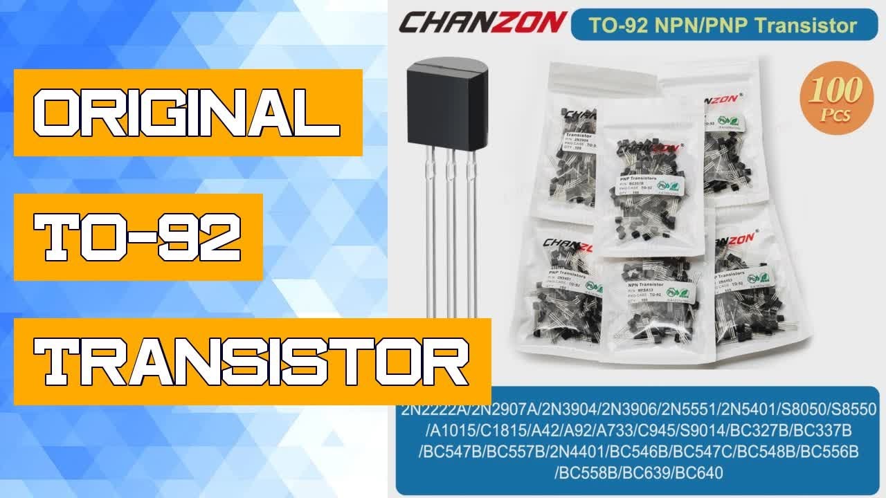 Original TO-92 Transistor 2N2222A 2N2907A BC327 BC337 2N3904 2N3906 S8050 S8550 A1015 C1815 BC557B 2