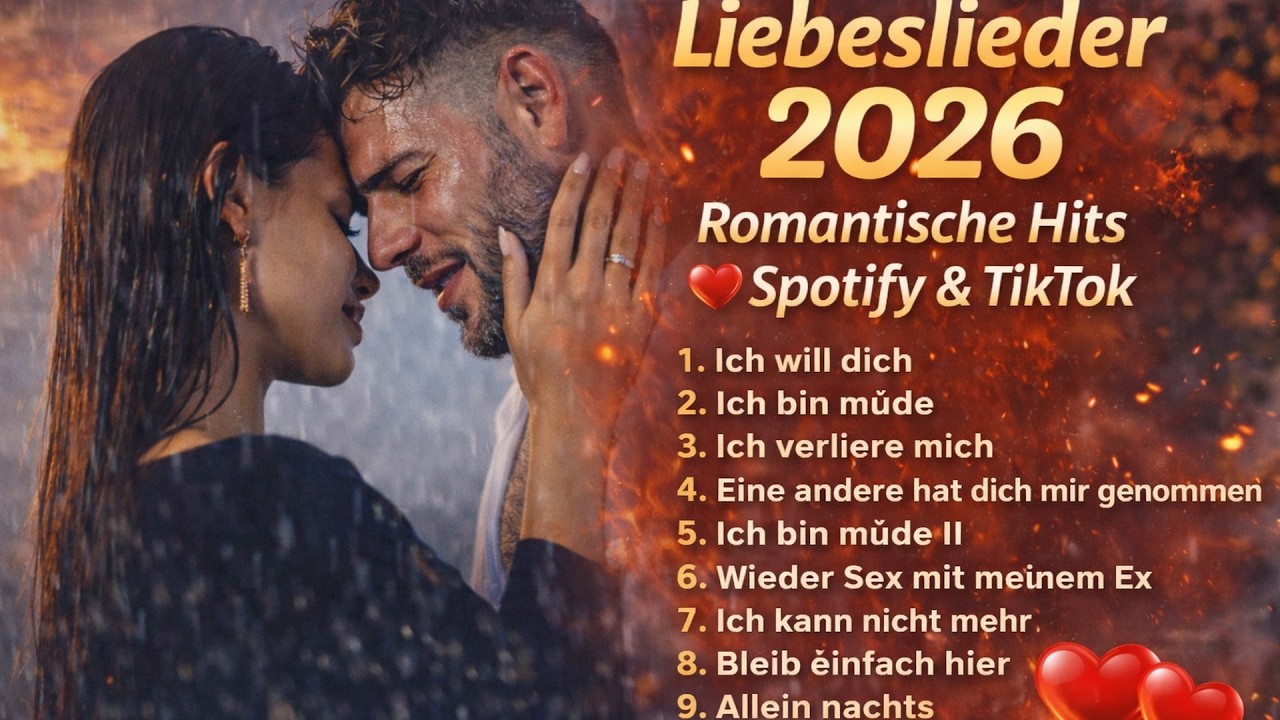 Liebeslieder 2026 ❤️ Spotify & TikTok Love Songs | Herzschmerz & Leidenschaft