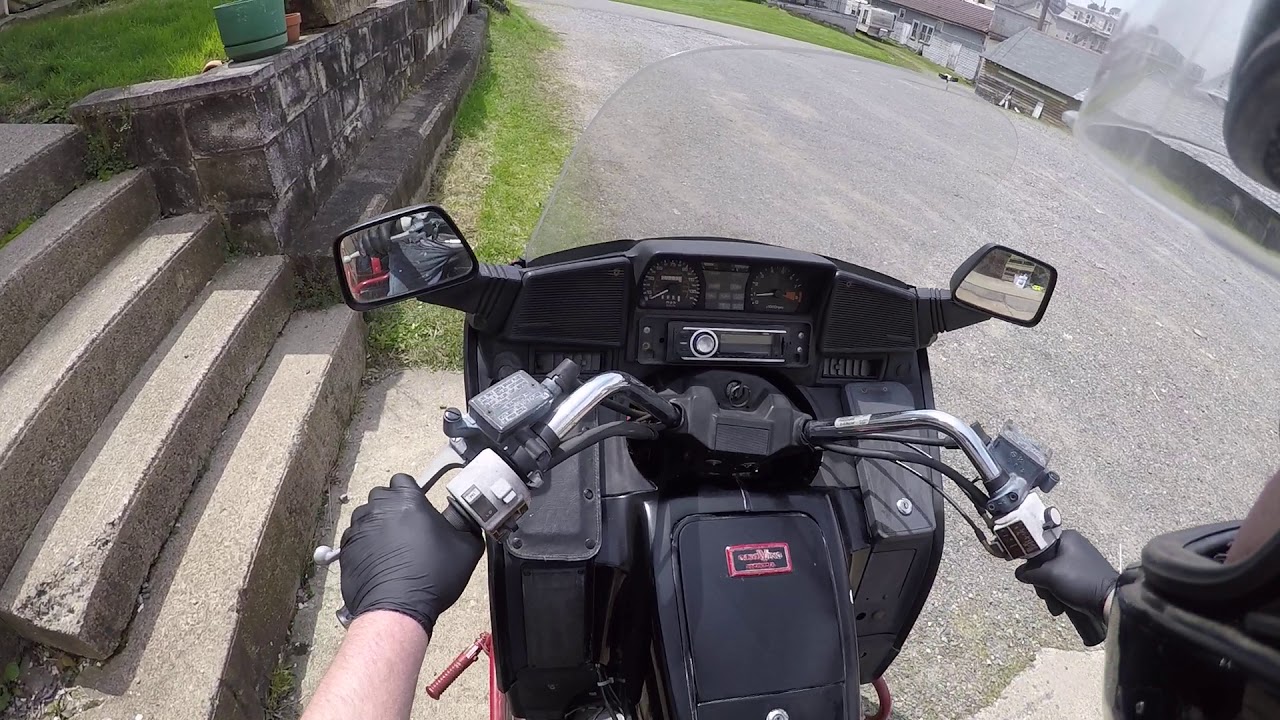 86 GL1200 Interstate Startup and Test Ride