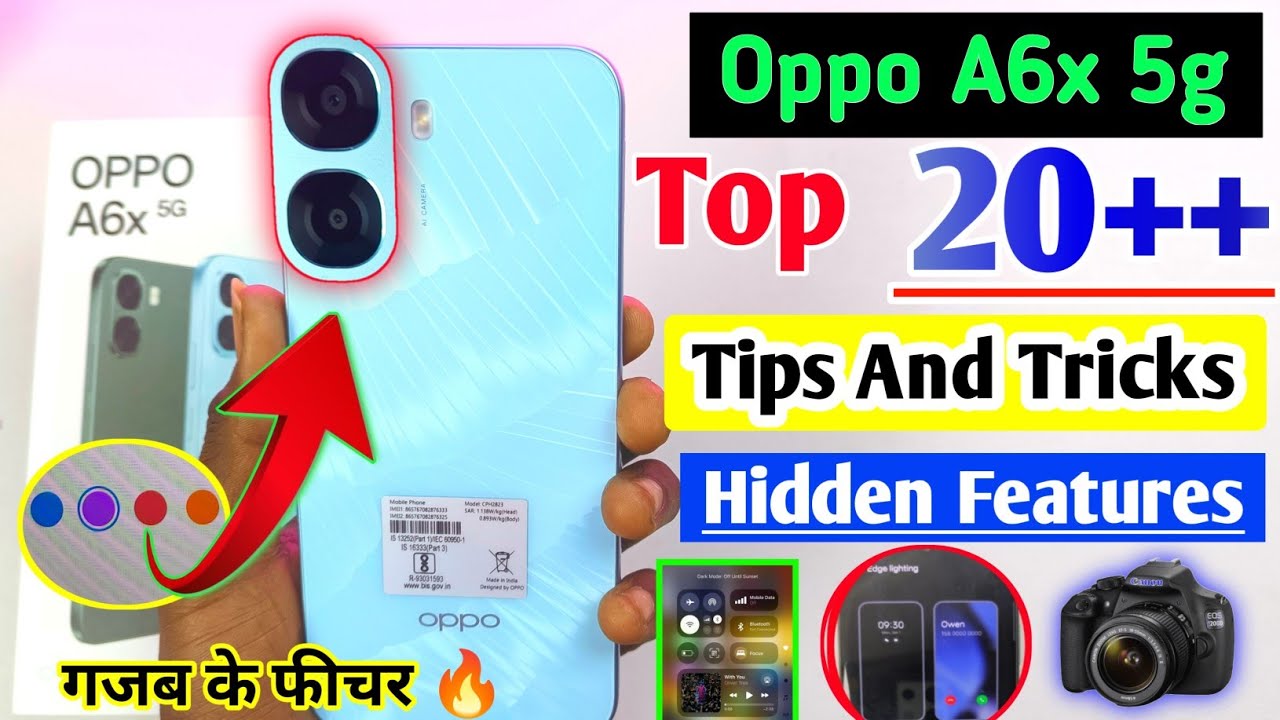 Oppo A6x 5g Tips And Tricks 🔥 Hidden Top 20+ Special Features | oppo a6x