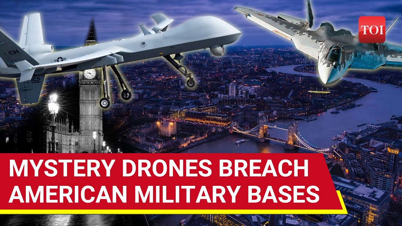 Russian Aircraft Storm US Military Bases In UK? Pentagon In Huge Panic After Drone Breach | Watch