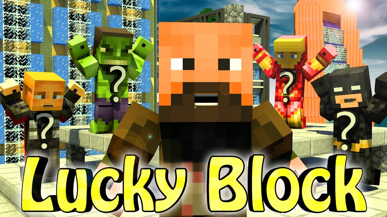 Minecraft | LUCKY BLOCK SUPERHERO BOSS CHALLENGE - SuperHero Villians: The Mandarin