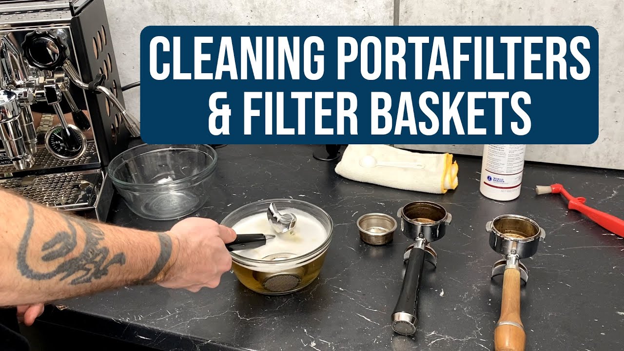 Espresso Machine Maintenance: Cleaning Portafilters & Filter Baskets