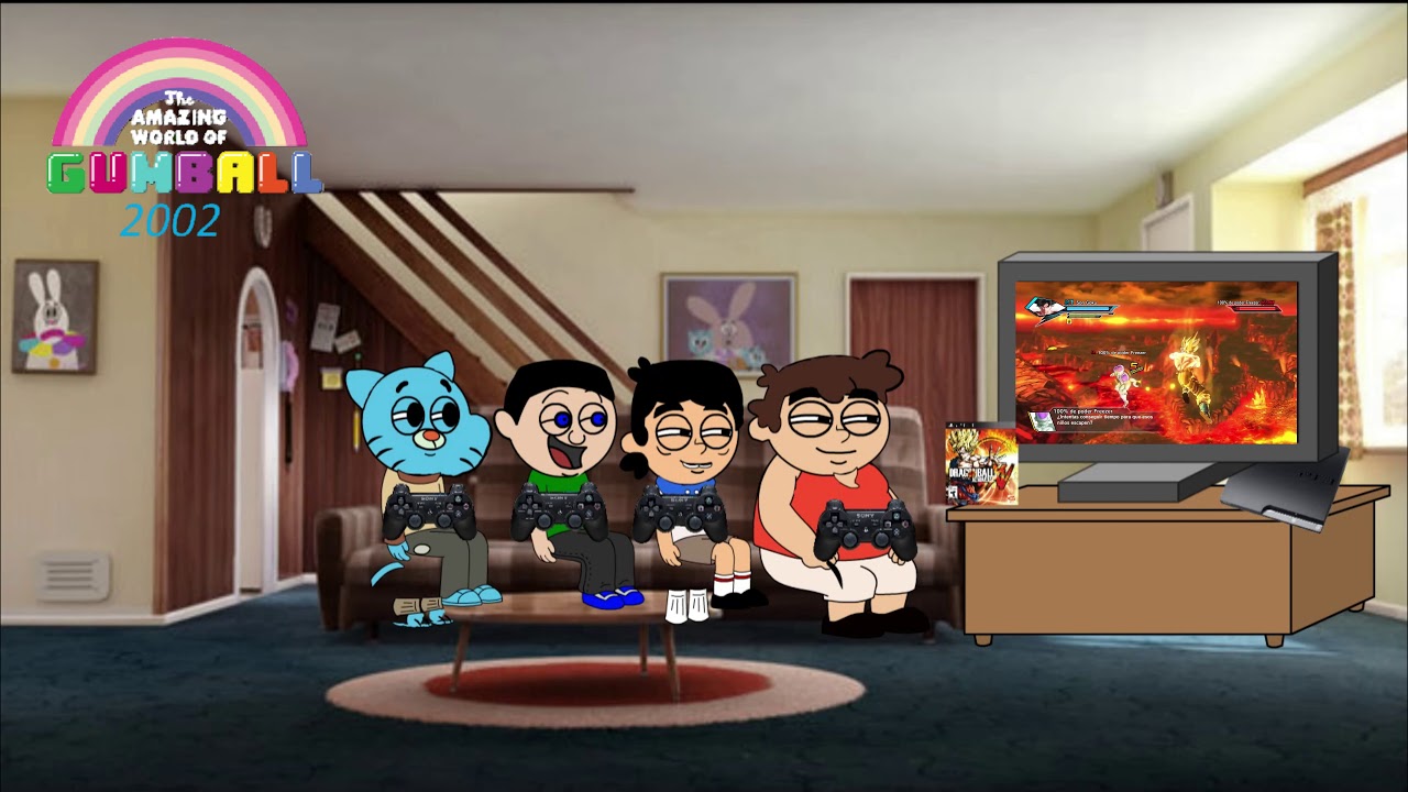 Gumball y Nick Juegan Con Victor y Valentino y Son Castigados
