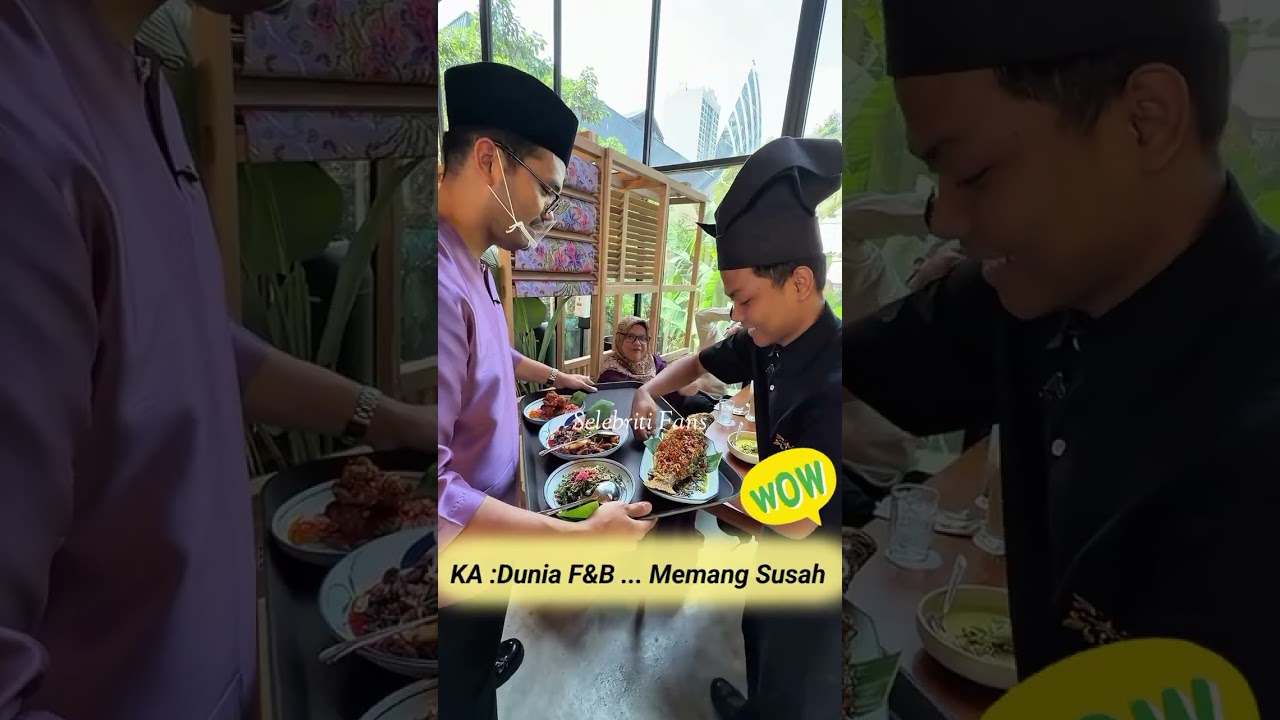 Khairul Aming Jadi Waiter Di Rembayung 