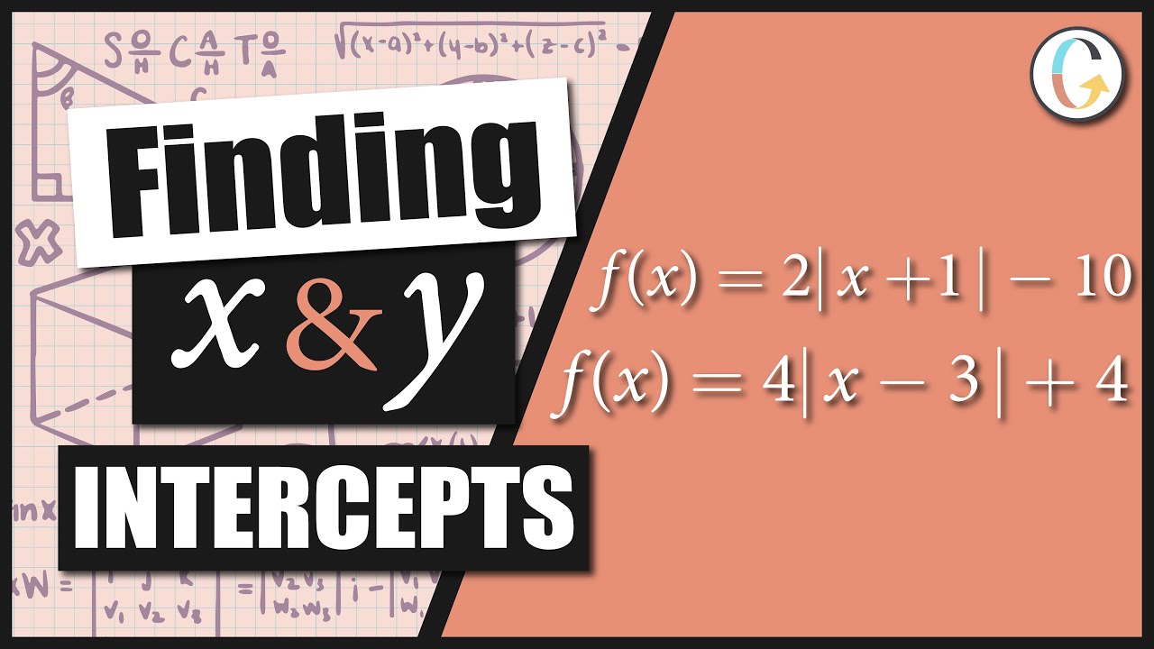 Finding the x- and y-Intercepts of Each Function: f(x) = 2|x + 1| − 10 and f(x) = 4|x − 3| + 4
