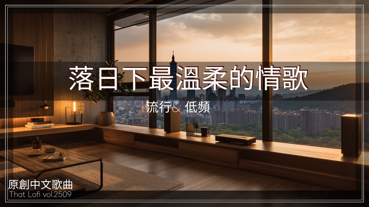 台北落日下最溫柔的情歌 🌇 我們曾經那片天｜Mandopop x Lofi 原創音樂