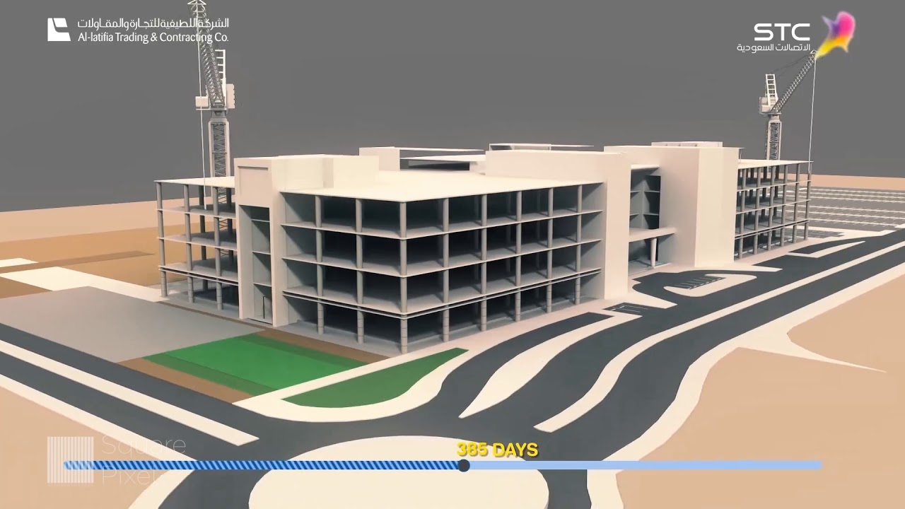 3D Architectural rendering for STC Office by Square Pixel