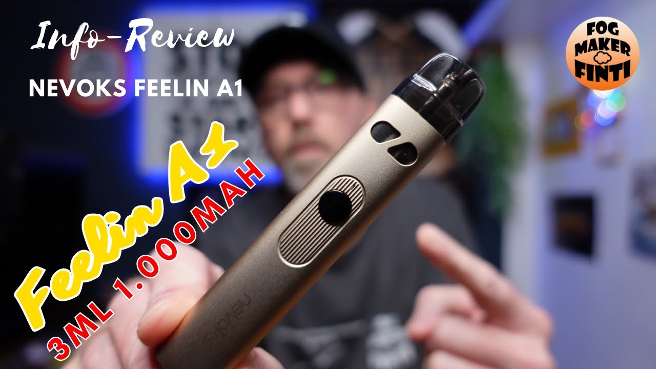 Nevoks Feelin A1 | Pod Kit mit 3ml 1000mAh | Info Review