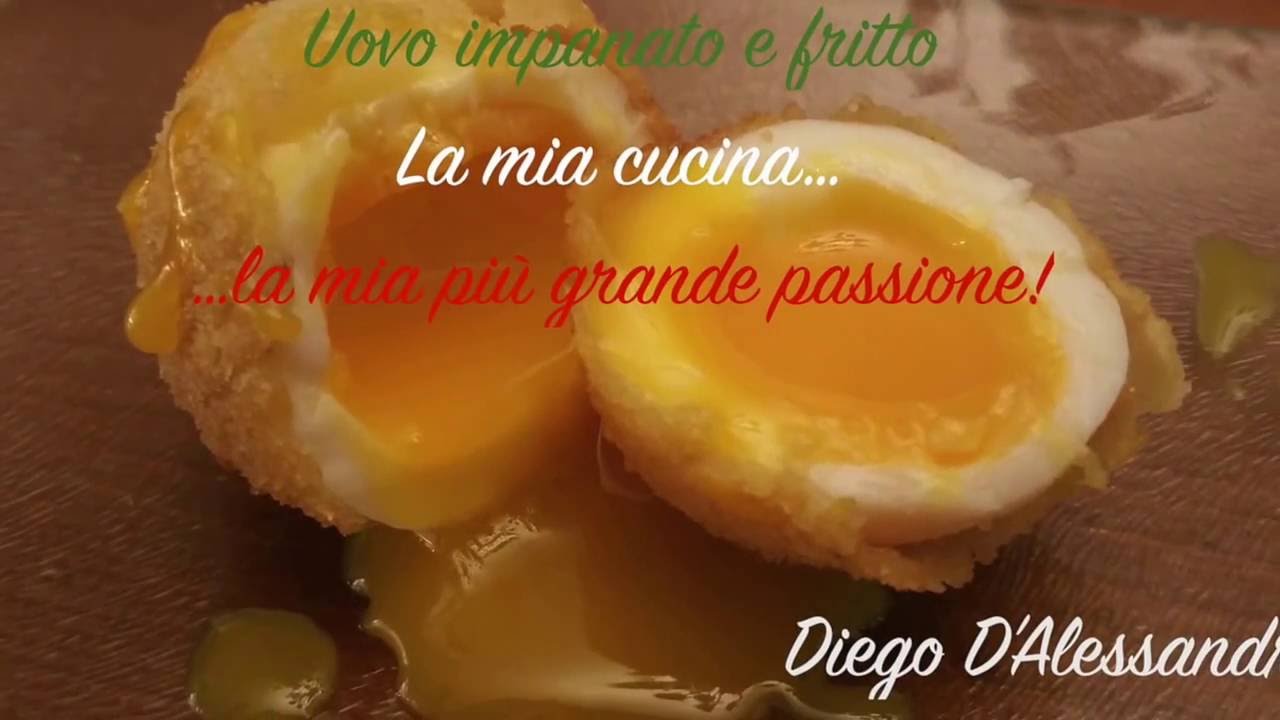 Uovo impanato e fritto