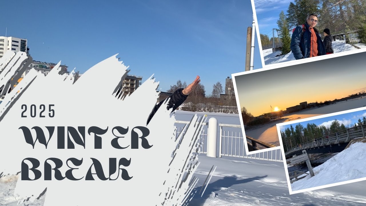 Oulu  Finland winter Vacation 2025 ( Nallikari Winter Village)