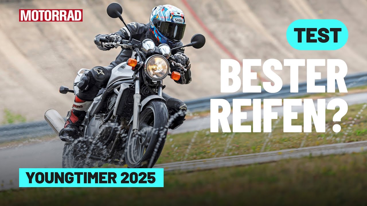 Youngtimer Motorrad-Reifentest 2025: Michelin vs. Bridgestone, Conti, Dunlop & Mitas