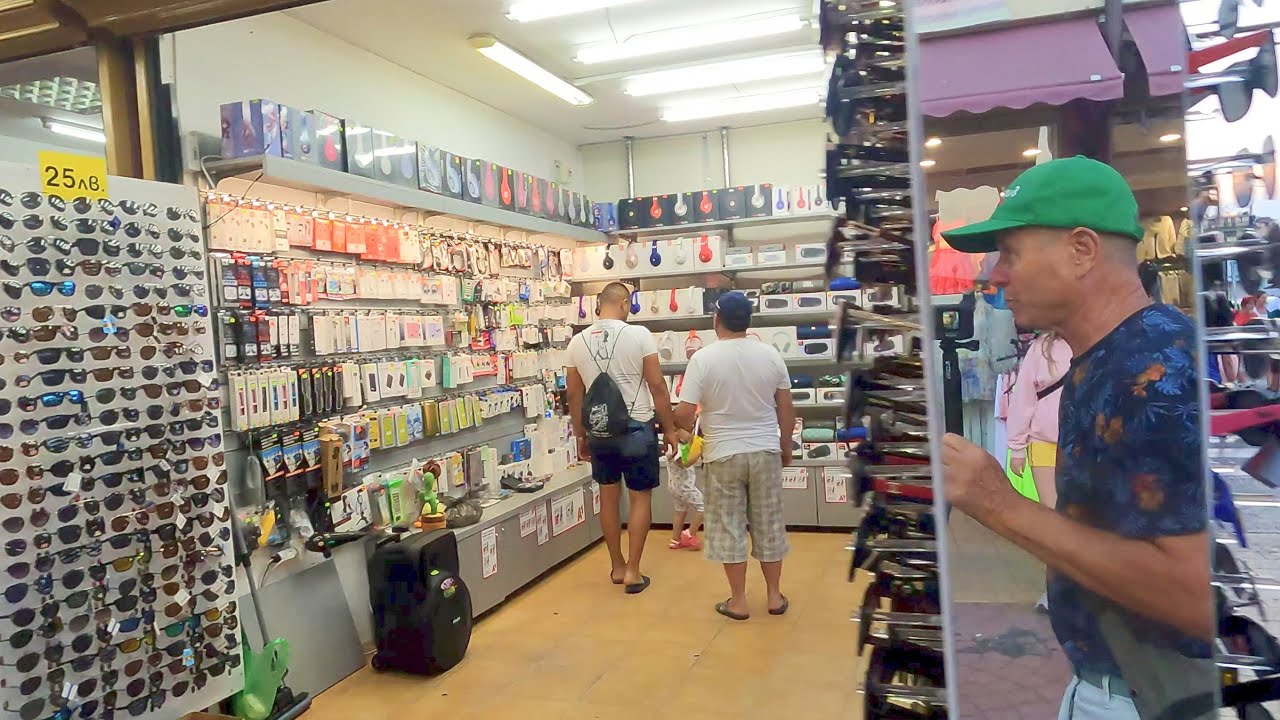 Sunny Beach, Bulgaria, walkabout from Flower Street to Trakia Gardens,