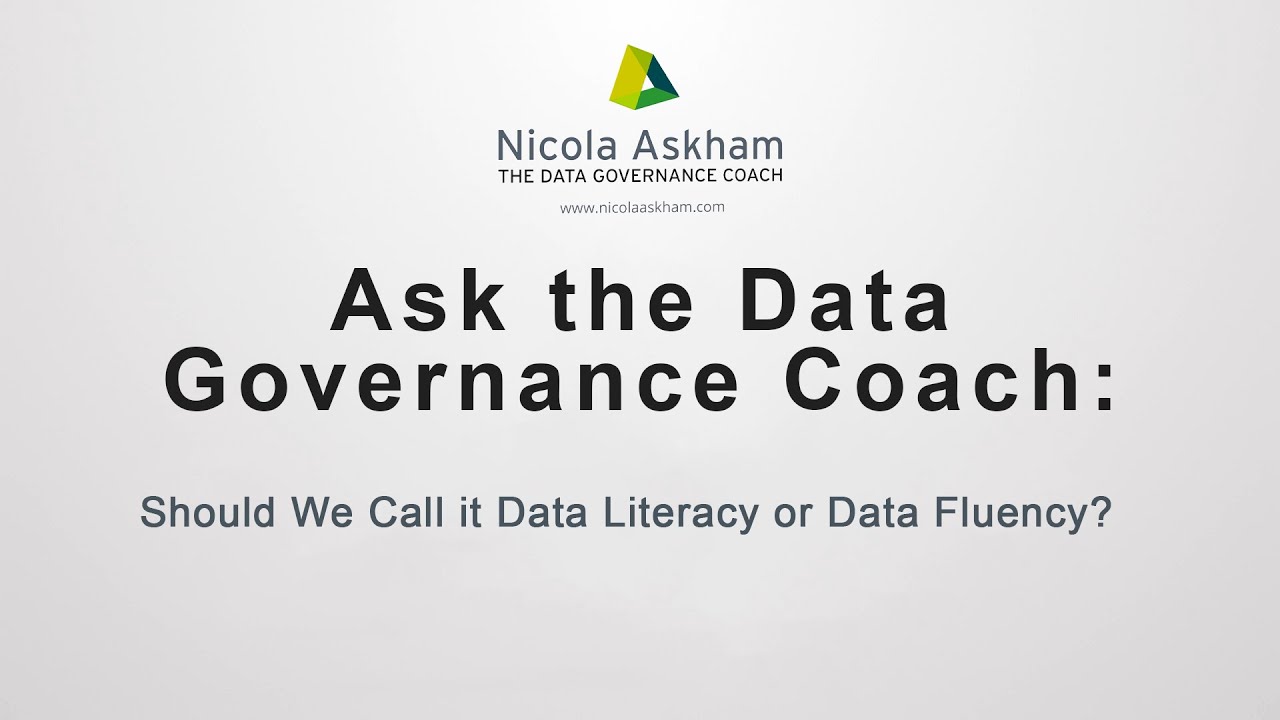 Should We Call it Data Literacy or Data Fluency?