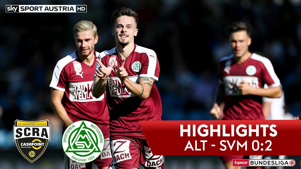 Highlights: tipico Bundesliga, 9. Runde: SCR Altach - SV Mattersburg 0:2