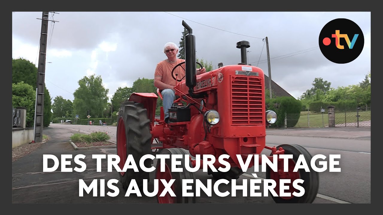 Des tracteurs Vendeuvre vintage aux enchères