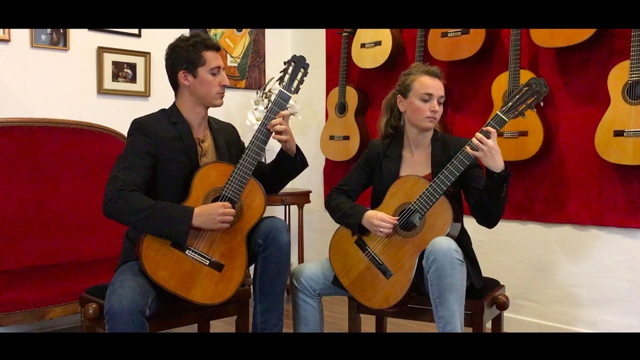 Duo MFA plays JS Bach Prelude & Fugue in C Minor (Well-Tempered Clavier, Book I, No. 2), BWV 847