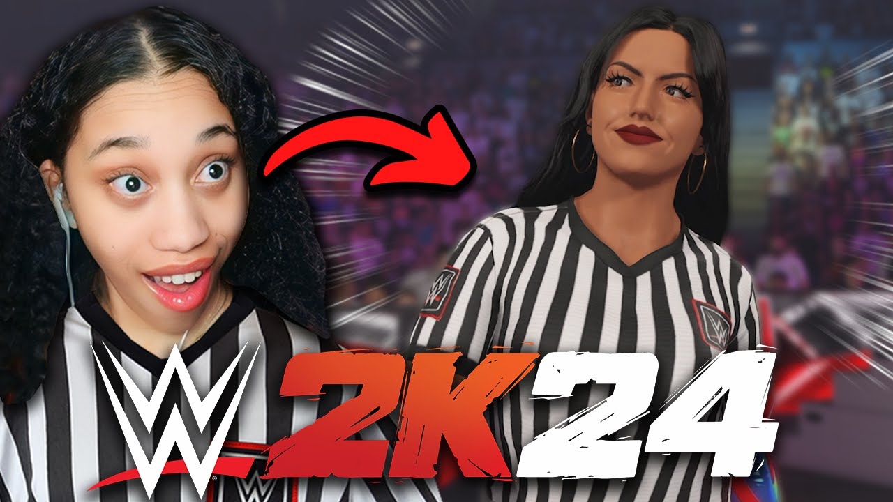I Played As a SPECIAL GUEST Referee in WWE 2K24!!