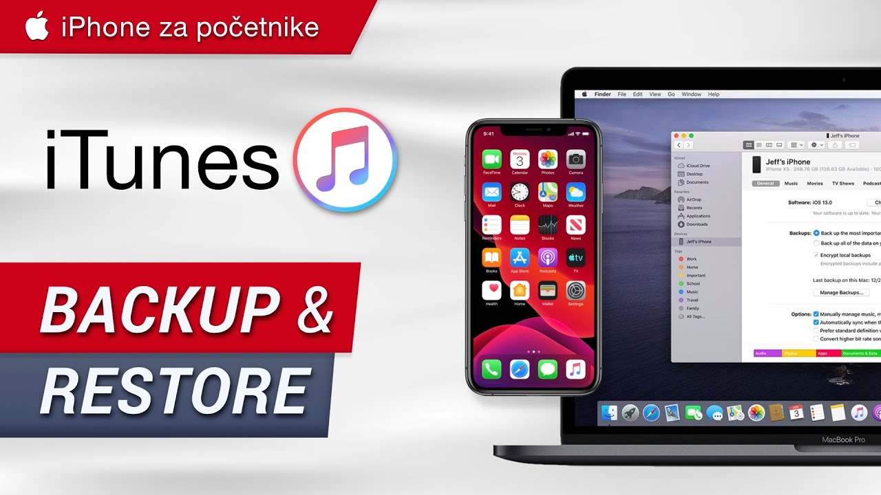 iPhone Backup & Restore na kompjuter pomocu iTunes