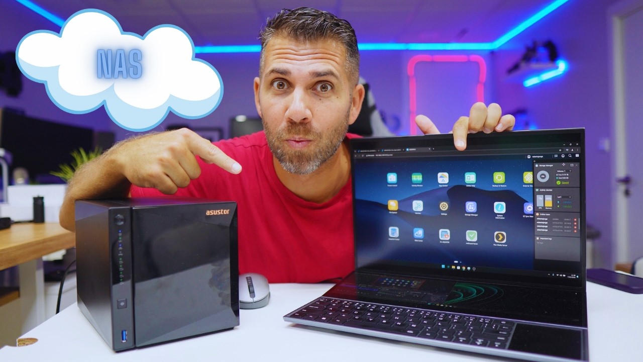 Cloud Pessoal de 4 Discos NAS Asustor Drivestor 4 PRO Gen2