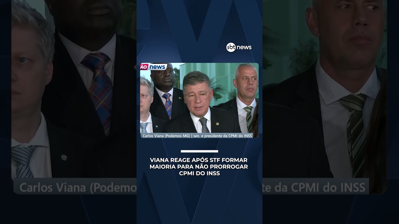 Viana reage ap&oacute;s STF formar maioria para n&atilde;o prorrogar CPMI do INSS | #PoderExpresso
