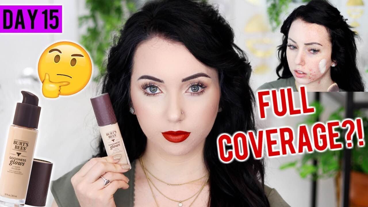 New! BURTS BEES GOODNESS GLOWS FOUNDATION {First Impression & Demo!} 15 DAYS OF FOUNDATION
