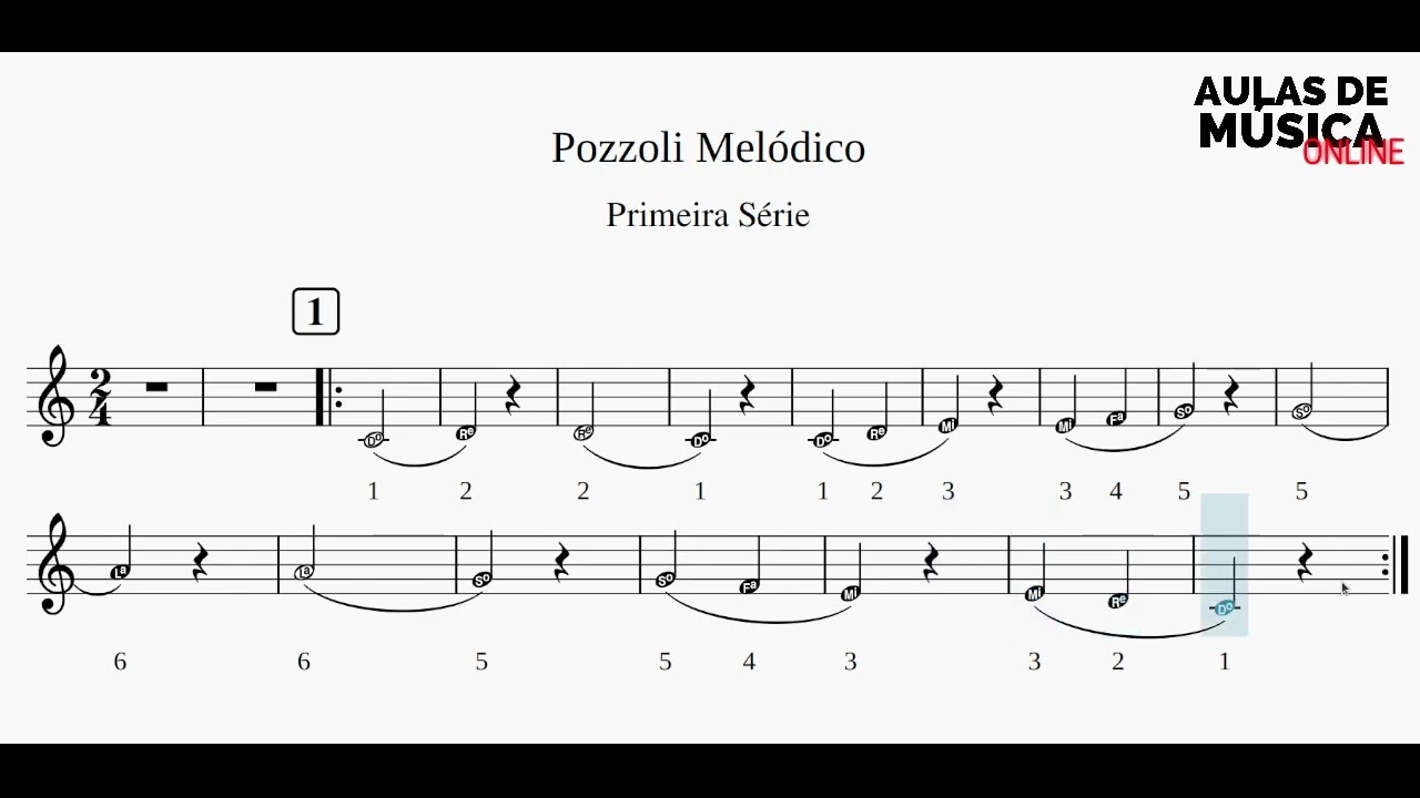 Pozzoli Melódico - Serie 1 n1
