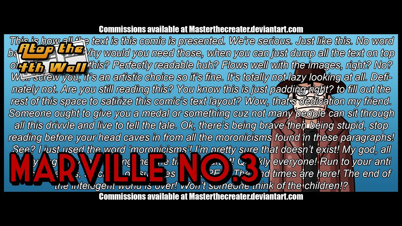 Marville #3 - Atop the Fourth Wall