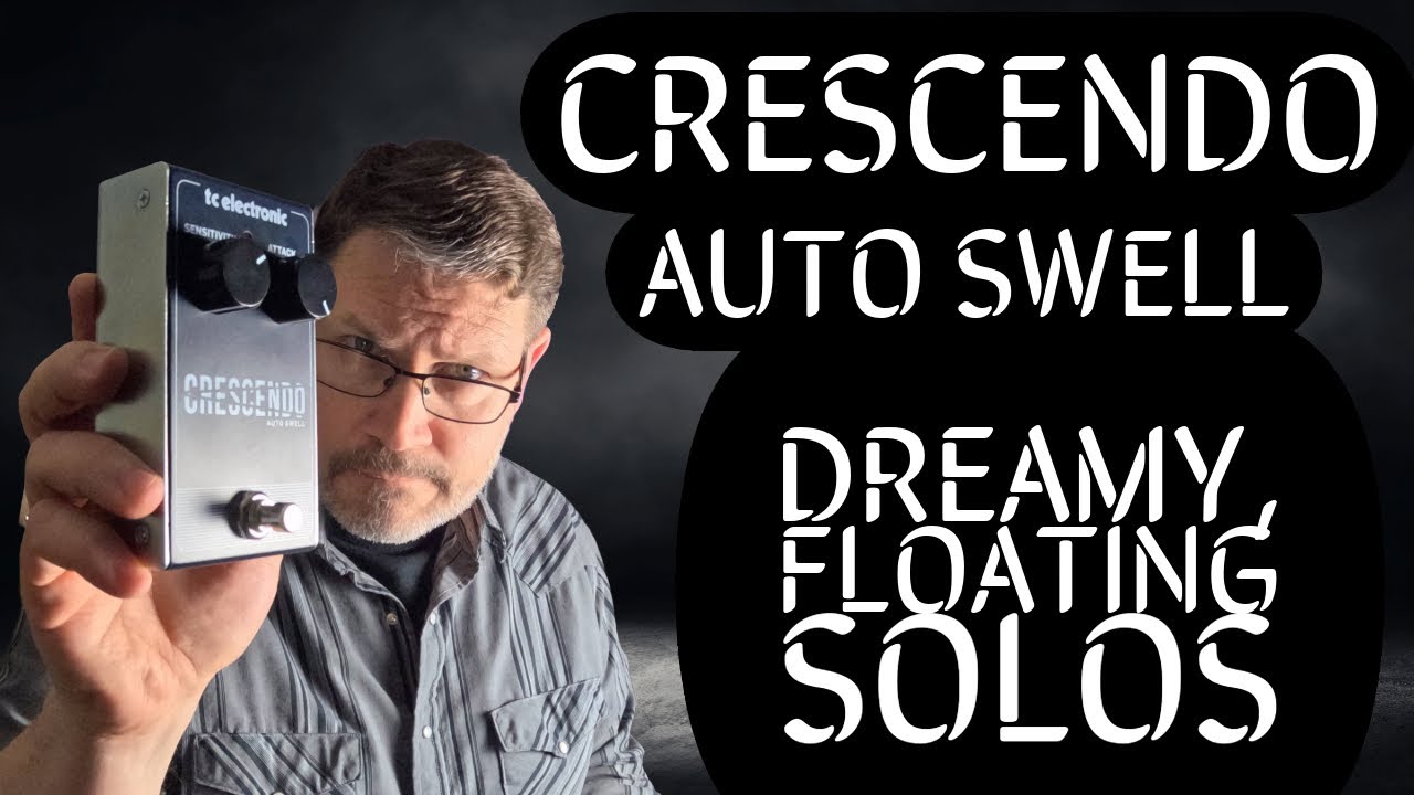 TC Electronic Crescendo Auto Swell Pedal. DREAMY, FLOATING SOLOS!