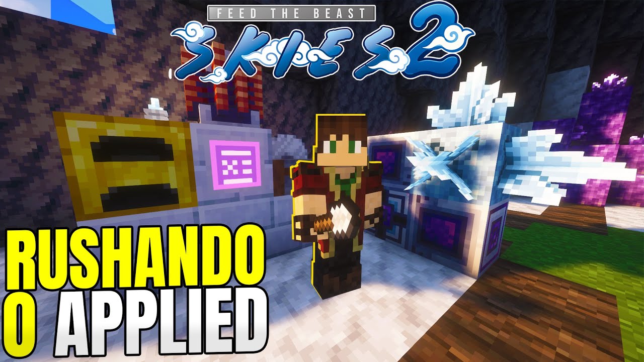 RUSHANDO O MELHOR MOD DE ARMAZENAMENTO NO FTB SKIES 2 ! ( Está Difícil Demais ) #03