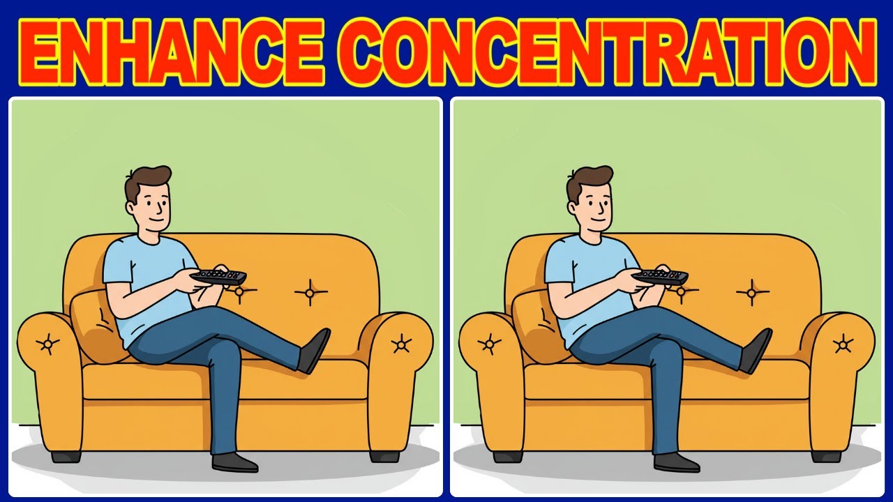 【Spot the difference】🎯 Brain Fitness: HARD 90-Second Challenge