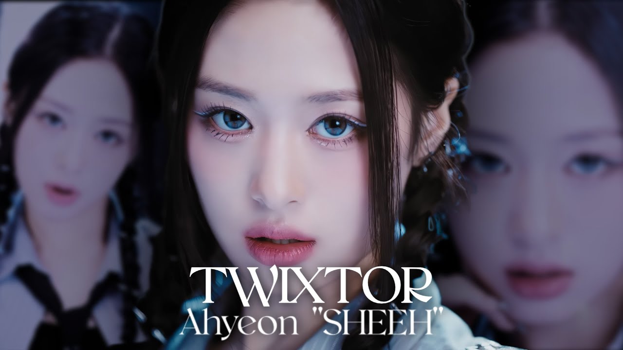 SLOWMO Twixtor AHYEON | BABYMONSTER - &lsquo;SHEESH&rsquo; TEASER ae topaz quality clips for edits