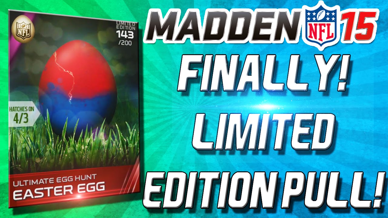 Madden 15 Ultimate Team - LIMITED EDITION EGG PULL! LAWRENCE TAYLOR? - MUT 15