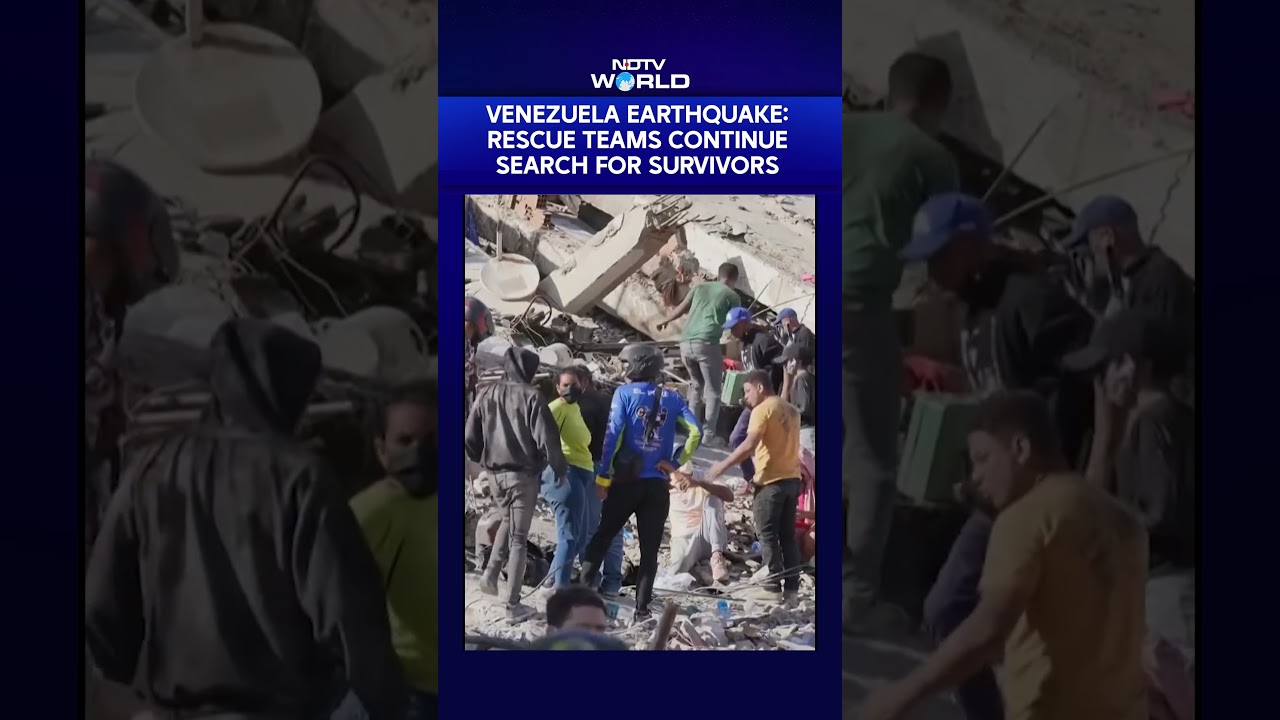 Venezuela Earthquake: Rescuers Search Through Rubble for Survivors in La Guaira