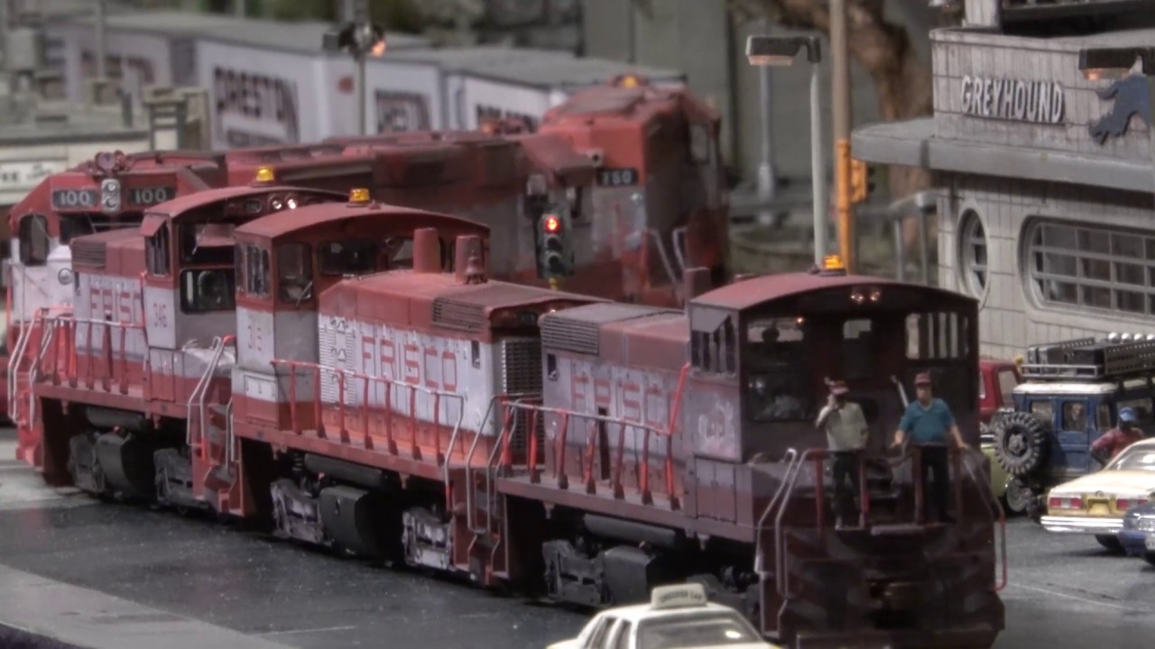 NEW Frisco Street running on the City Edge Layout by Vic Smith in 4K