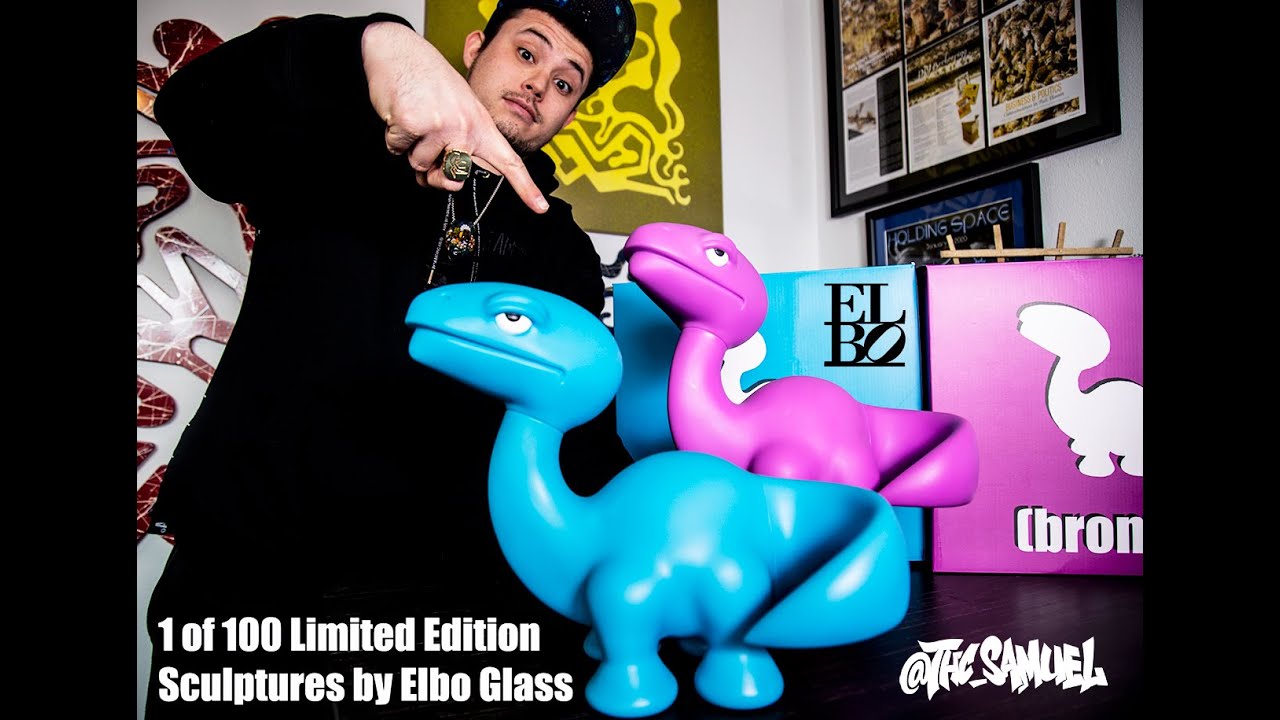 ELBO GLASS | LIMITED EDITION Vinyl Bronto Toys