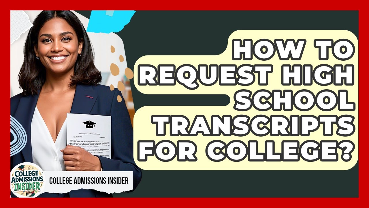 How To Request High School Transcripts For College? - College Admissions Insider