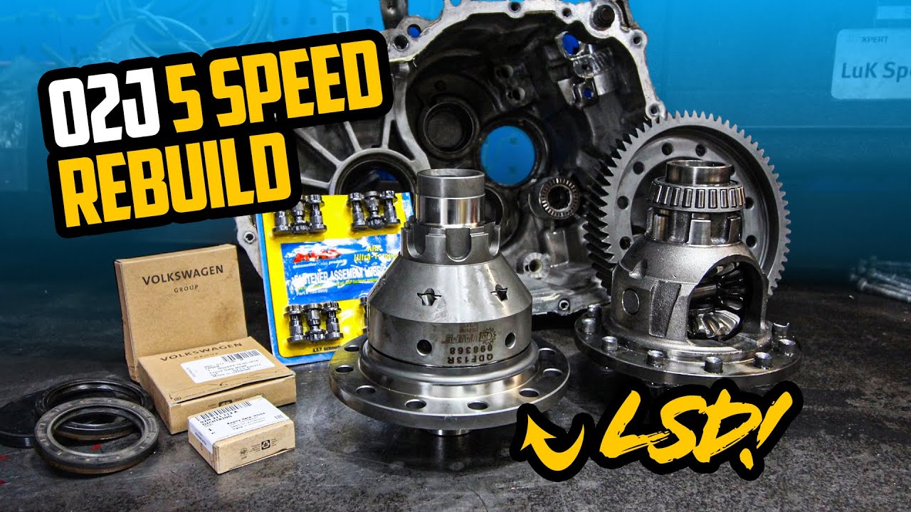 VW 02J 5 Speed Gearbox Rebuild + Quaife LSD INSTALL! 🛠