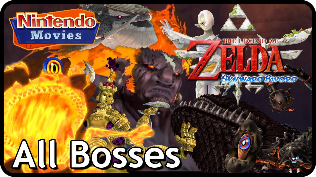 The Legend of Zelda: Skyward Sword - All Boss Battles