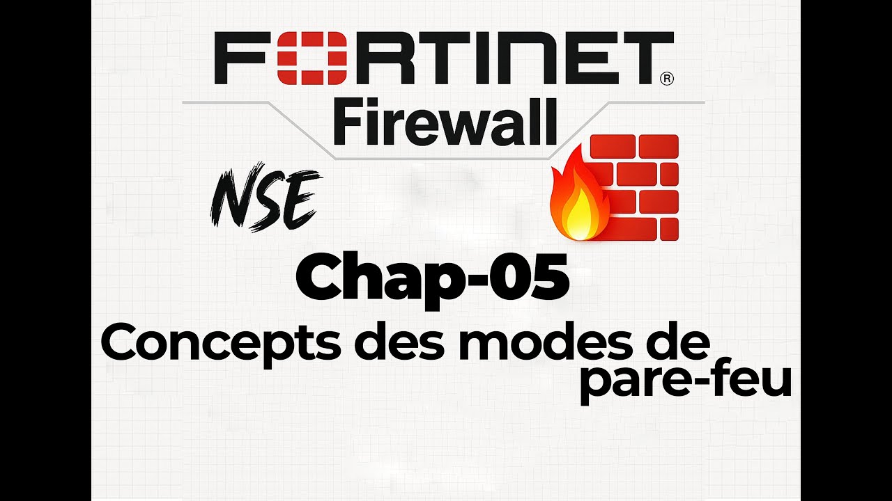 EP05 : Concepts des modes sur le pare-feu Fortigate