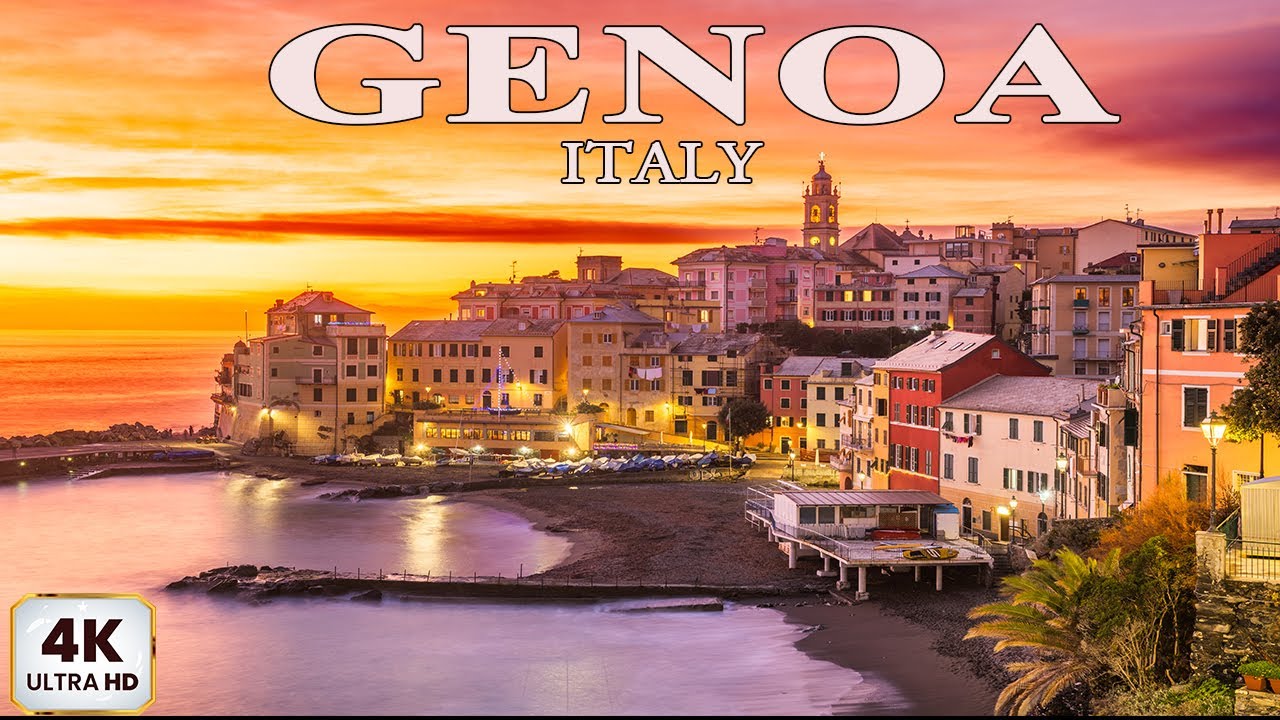 Genoa 4k - Italy - Relaxing music with the most beautiful views of the wonderful city