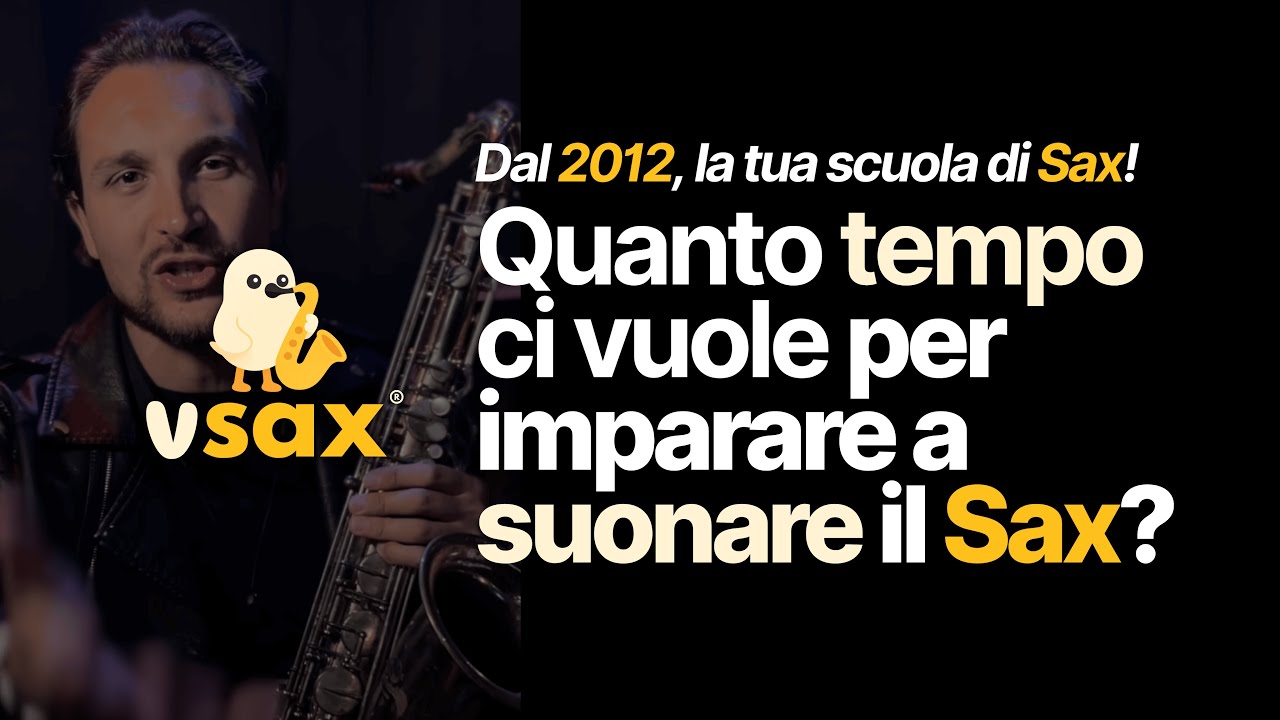 Quanto tempo ci vuole per imparare a suonare il sassofono?