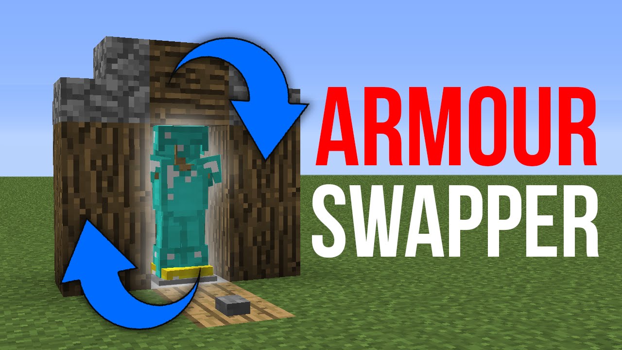 Minecraft 1.19: Redstone Tutorial - Armour Stand Swapper v2