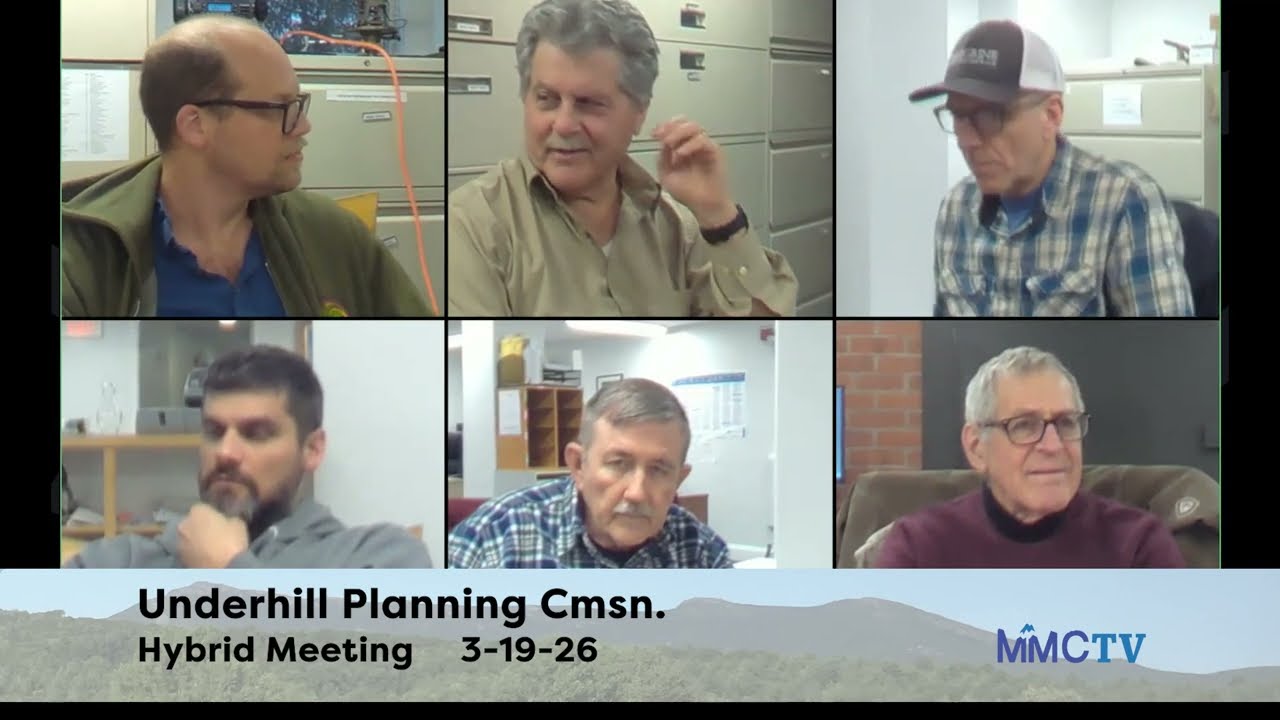 Underhill Planning Cmsn 3-19-2026