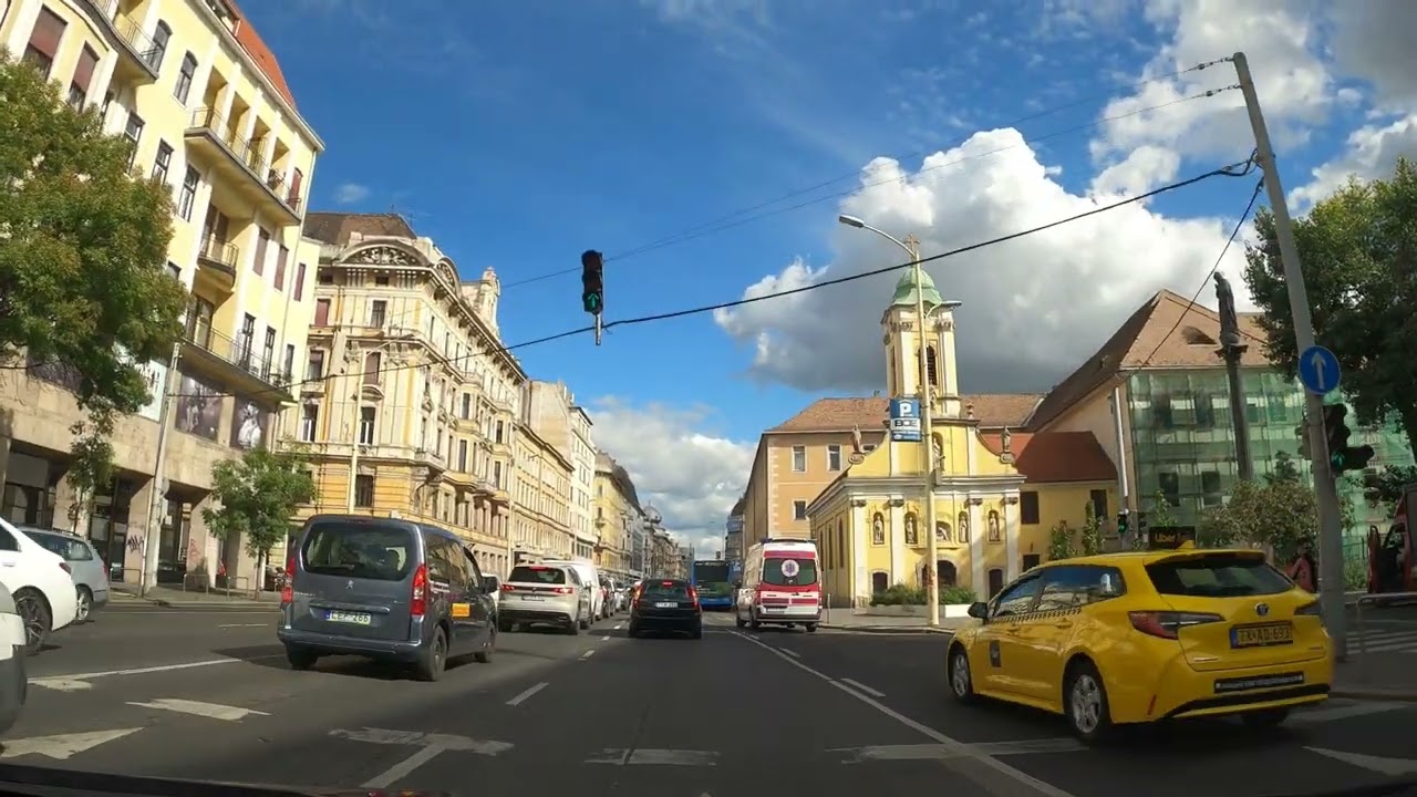 Budapest to Gödöllő - Driving in Hungary (4K)